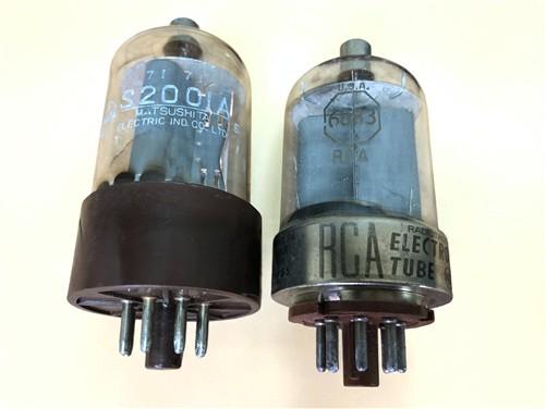 Lot of 4 Vintage Vacuum Tubes RCA 6883 GE 6146 Matsushita 7171, Ham Radio NOS, B