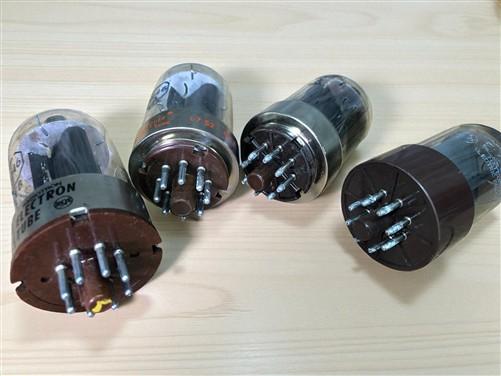 Ham Radio - 4 Vintage Ham Radio Tubes, RCA 6146 Westinghouse 6146 Matsushita S2001A, 6883, C by The Old Grainery (6146, 68...