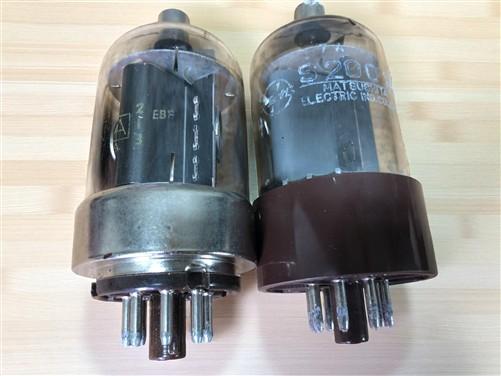 Ham Radio - 4 Vintage Ham Radio Tubes, RCA 6146 Westinghouse 6146 Matsushita S2001A, 6883, C by The Old Grainery (6146, 68...