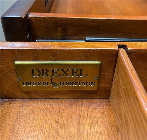 Drexel Heritage Executive Desk w/Matching File Cabinet, Vintage