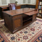 Desk - Drexel Heritage Executive Desk w/Matching File Cabinet, Vintage Office Furniture by The Old Grainery (Executive des...