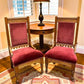 Chair - Pair of Vintage Eastlake Side Chairs, Carved Oak Wood with Red Velvet Upholstery by The Old Grainery (Eastlake, ho...