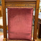 Chair - Pair of Vintage Eastlake Side Chairs, Carved Oak Wood with Red Velvet Upholstery by The Old Grainery (Eastlake, ho...