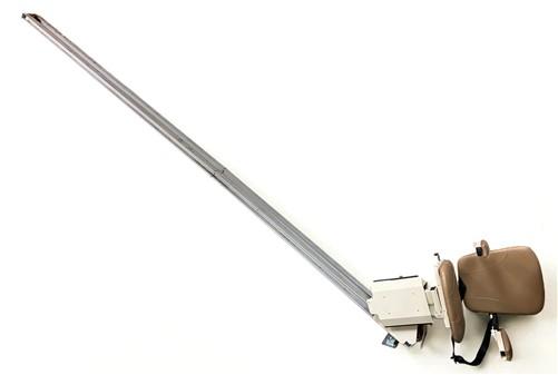 Chair Lift - Staying Home SL14 Stair Lift Chair with Rail, 350lb Capacity Rack & Pinion Drive by The Old Grainery (battery...