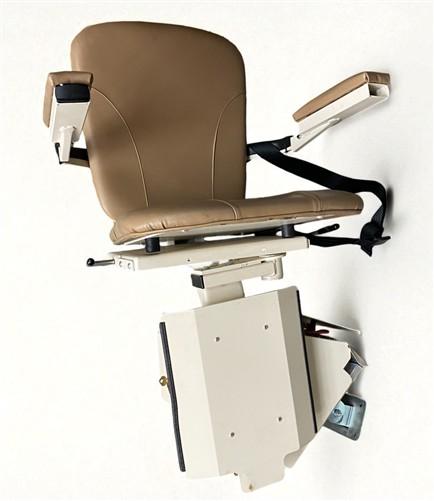 Chair Lift - Staying Home SL14 Stair Lift Chair with Rail, 350lb Capacity Rack & Pinion Drive by The Old Grainery (battery...