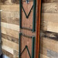 Table - Vintage German Oktoberfest Beer Garden Table & Bench, Orange Outdoor Set A50 by The Old Grainery (20 inches, 30 in...