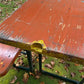 Table - Vintage German Oktoberfest Beer Garden Table & Bench, Orange Outdoor Set A53 by The Old Grainery (20 inches, 30 in...