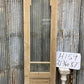 Antique French Single Door (21.75x87) 2 Pane Glass Door European Door, H159