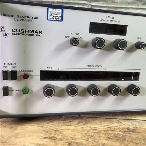 Cushman Electronics CE-26A Signal Generator Serial #279 Ham Radio Test Equipment