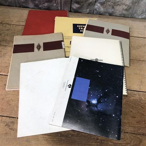 Lot of 8 Vintage Amateur Radio Station Log Books 1956–1992 ARRL Ham Radio Logs