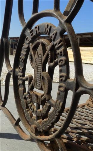 Treadle base - Antique Singer Cast Iron Sewing Machine Base Treadle Table Stand Industrial QV, by The Old Grainery (Antiqu...