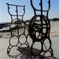 Treadle base - Treadle Sewing Machine, Cast Iron Base, Industrial Age Singer Steampunk QX, by The Old Grainery (base, cast...