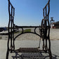Treadle base - Treadle Sewing Machine, Cast Iron Base, Industrial Age Singer Steampunk QX, by The Old Grainery (base, cast...
