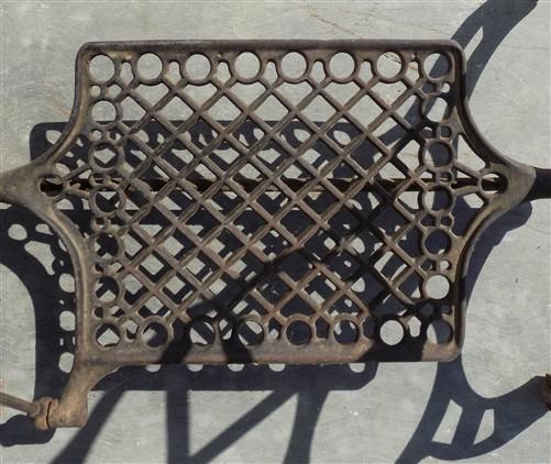 Treadle base - Treadle Sewing Machine, Cast Iron Base, Industrial Age Singer Steampunk QX, by The Old Grainery (base, cast...