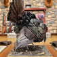 Full Body Wild Turkey Mount, Strutting Tom Turkey Taxidermy on Decorative Base