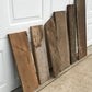 6 Barn Wood Reclaimed Planks, Wall Siding Panels, Weathered Rustic Lumber U