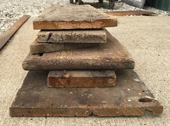 6 Barn Wood Reclaimed Planks, Wall Siding Panels, Weathered Rustic Lumber U