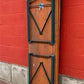 Table - Vintage German Oktoberfest Beer Garden Table & Bench, Orange Outdoor Set A56 by The Old Grainery (20 inches, 30 in...