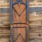 Table - Vintage German Oktoberfest Beer Garden Table & Bench, Orange Outdoor Set A59 by The Old Grainery (20 inches, 30 in...