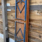 Table - Vintage German Oktoberfest Beer Garden Table & Bench, Orange Outdoor Set A59 by The Old Grainery (20 inches, 30 in...