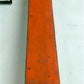 Vintage German Oktoberfest Beer Garden Table & Bench, Orange Outdoor Set A61