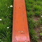 Table - Vintage German Oktoberfest Beer Garden Table & Bench, Orange Outdoor Set A62 by The Old Grainery (20 inches, 30 in...