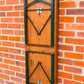 Vintage German Oktoberfest Beer Garden Table & Bench, Orange Outdoor Set A63