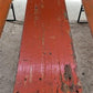 Table - Vintage German Oktoberfest Beer Garden Table & Bench, Orange Outdoor Set A68 by The Old Grainery (20 inches, 30 in...