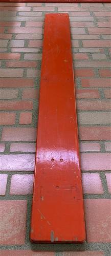 Vintage German Oktoberfest Beer Garden Table & Bench, Orange Outdoor Set A69