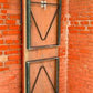 Vintage German Oktoberfest Beer Garden Table & Bench, Orange Outdoor Set A69