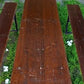 Table - Vintage German Oktoberfest Beer Garden Table & Bench, Brown Outdoor Set A1 by The Old Grainery (20 inches, 30 inch...