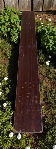 Table - Vintage German Oktoberfest Beer Garden Table & Bench, Brown Outdoor Set A1 by The Old Grainery (20 inches, 30 inch...