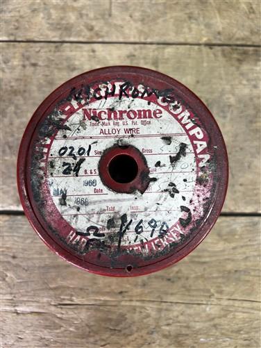 Ham Radio - Lot of 3 Spools Vintage Wire, Nichrome Alloy & Belden 8079 Magnet Wire 26 AWG by The Old Grainery (100 ft, 12...