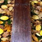 Table - Vintage German Oktoberfest Beer Garden Table & Bench, Brown Outdoor Set A2 by The Old Grainery (20 inches, 30 inch...