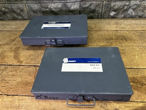 Ham Radio - Lot 2 AMP Connector Kits RS-232 Repair Kit 606466-1, PIDG Kit with Tool 608028-1 by The Old Grainery (control...