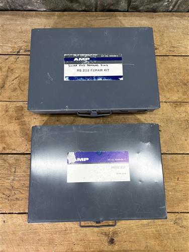 Ham Radio - Lot 2 AMP Connector Kits RS-232 Repair Kit 606466-1, PIDG Kit with Tool 608028-1 by The Old Grainery (control...