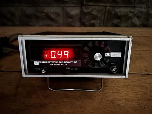 United Detector Technology, UDT 21A Power Meter Model, 121A Optical Watt Meter