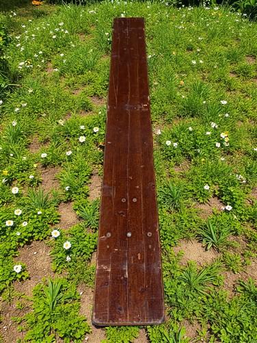 Table - Vintage German Oktoberfest Beer Garden Table & Bench, Brown Outdoor Set A4 by The Old Grainery (20 inches, 30 inch...