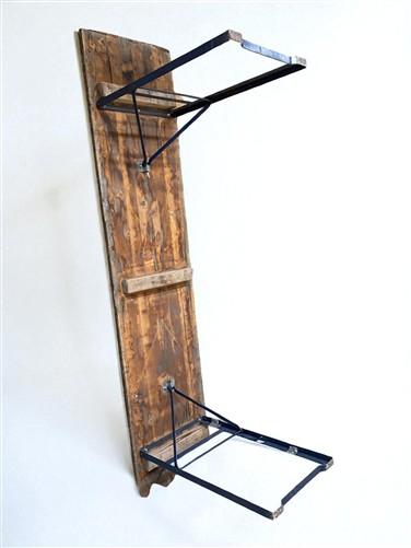 Vintage German Oktoberfest Beer Garden Table & Bench, Brown Outdoor Set A5