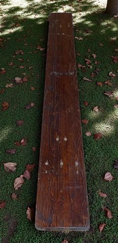 Table - Vintage German Oktoberfest Beer Garden Table & Bench, Brown Outdoor Set A9 by The Old Grainery (20 inches, 30 inch...