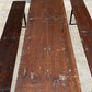 Vintage German Oktoberfest Beer Garden Table & Bench, Brown Outdoor Set A11