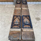 Vintage German Oktoberfest Beer Garden Table & Bench, Brown Outdoor Set A11
