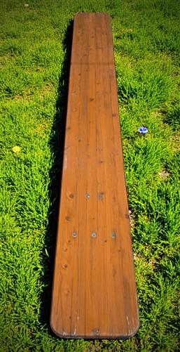 Furniture - Vintage German Oktoberfest Beer Garden Table & Bench, Wood Outdoor Set B41 by The Old Grainery