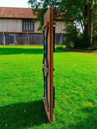 Furniture - Vintage German Oktoberfest Beer Garden Table & Bench, Wood Outdoor Set B41 by The Old Grainery