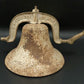 Cast iron bell - No 1 CS Bell Cast Iron Church School Dinner, 14" diameter, Crystal Metal Yoke, by The Old Grainery (14 in...
