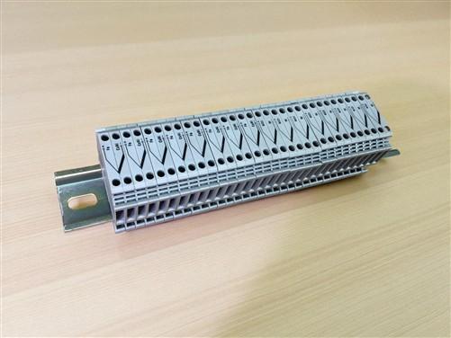 Ham Radio - Lot of 16 MTKD Feed Through Terminal Blocks on Rail Industrial Electrical Parts by The Old Grainery (amateur r...
