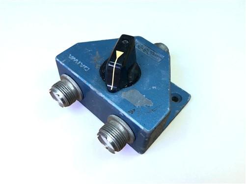 Ham Radio - Daiwa CS-201, 2-Position Coax Switch, Japan, Vintage Ham Radio Antenna Selector by The Old Grainery (2 postiio...