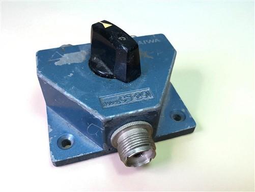 Ham Radio - Daiwa CS-201, 2-Position Coax Switch, Japan, Vintage Ham Radio Antenna Selector by The Old Grainery (2 postiio...