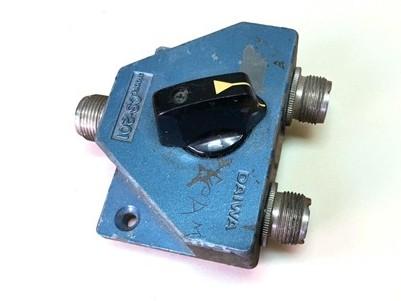 Ham Radio - Daiwa CS-201, 2-Position Coax Switch, Japan, Vintage Ham Radio Antenna Selector by The Old Grainery (2 postiio...