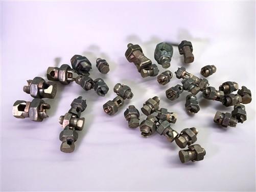 23 Split Bolt Connectors, Grounding Clamps, Mixed Sizes Electrical Hardware